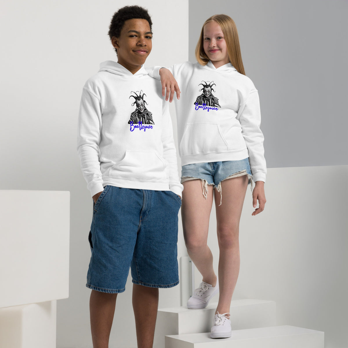 Beetlejuice Youth heavy blend hoodie