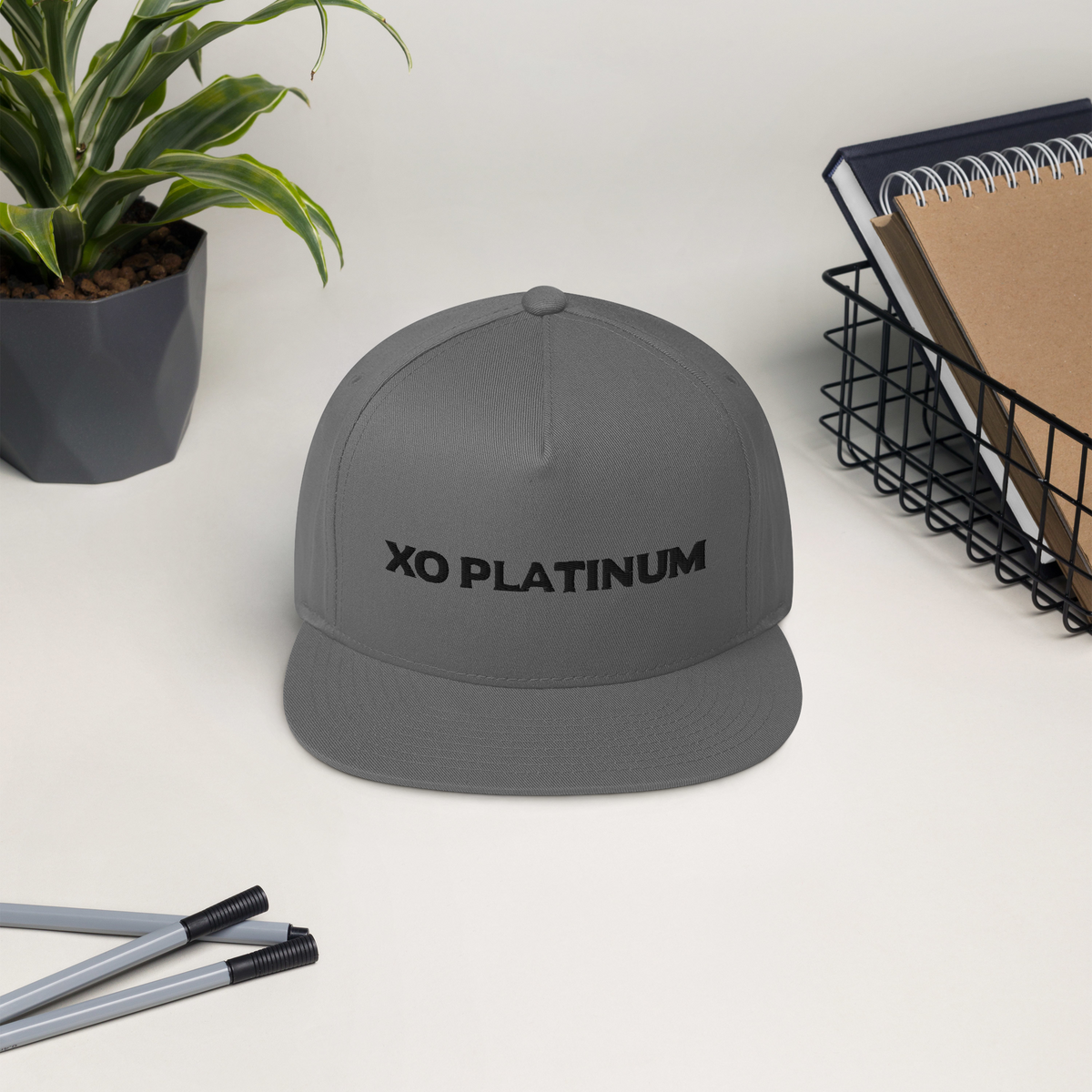 XO Platinum Flat Bill Cap