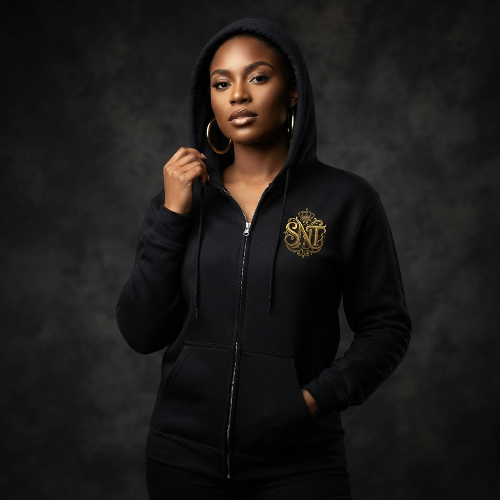 S-N-T Heavyweight Full-Zip Hoodie