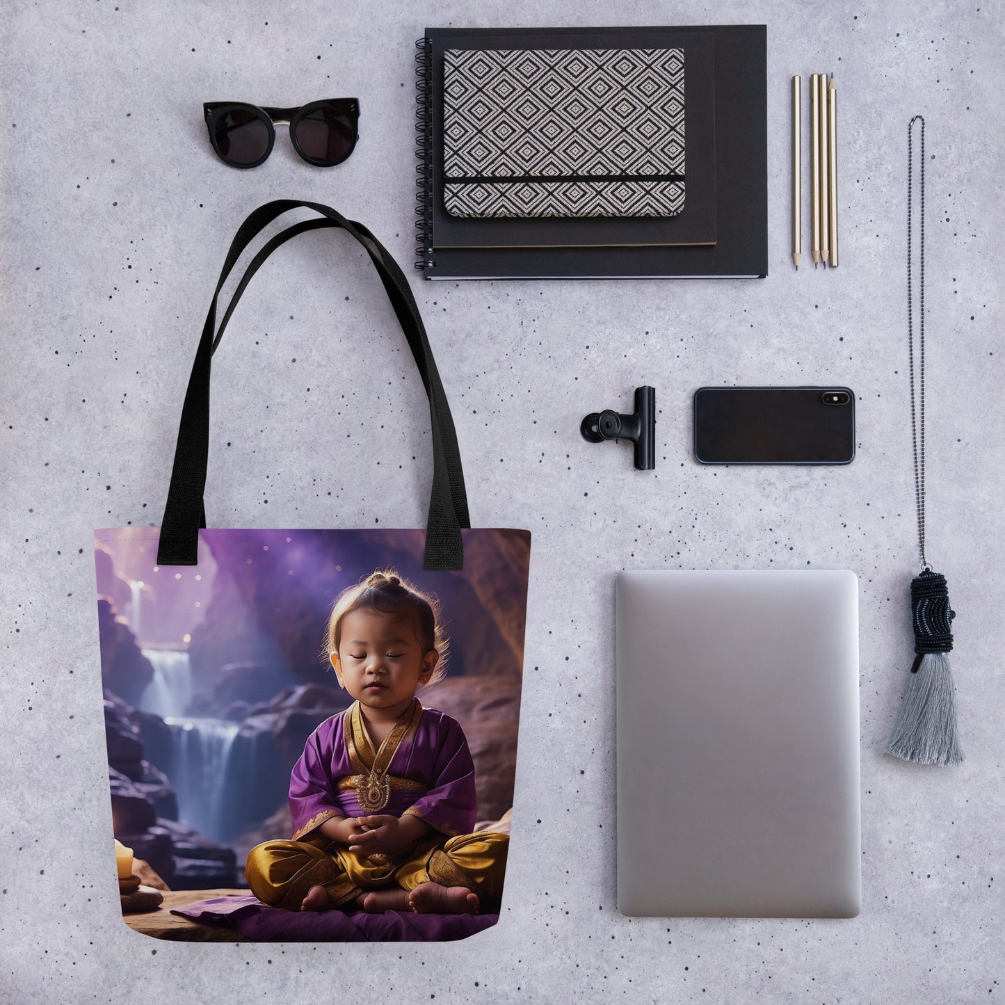 Baby Buddha Tote bag