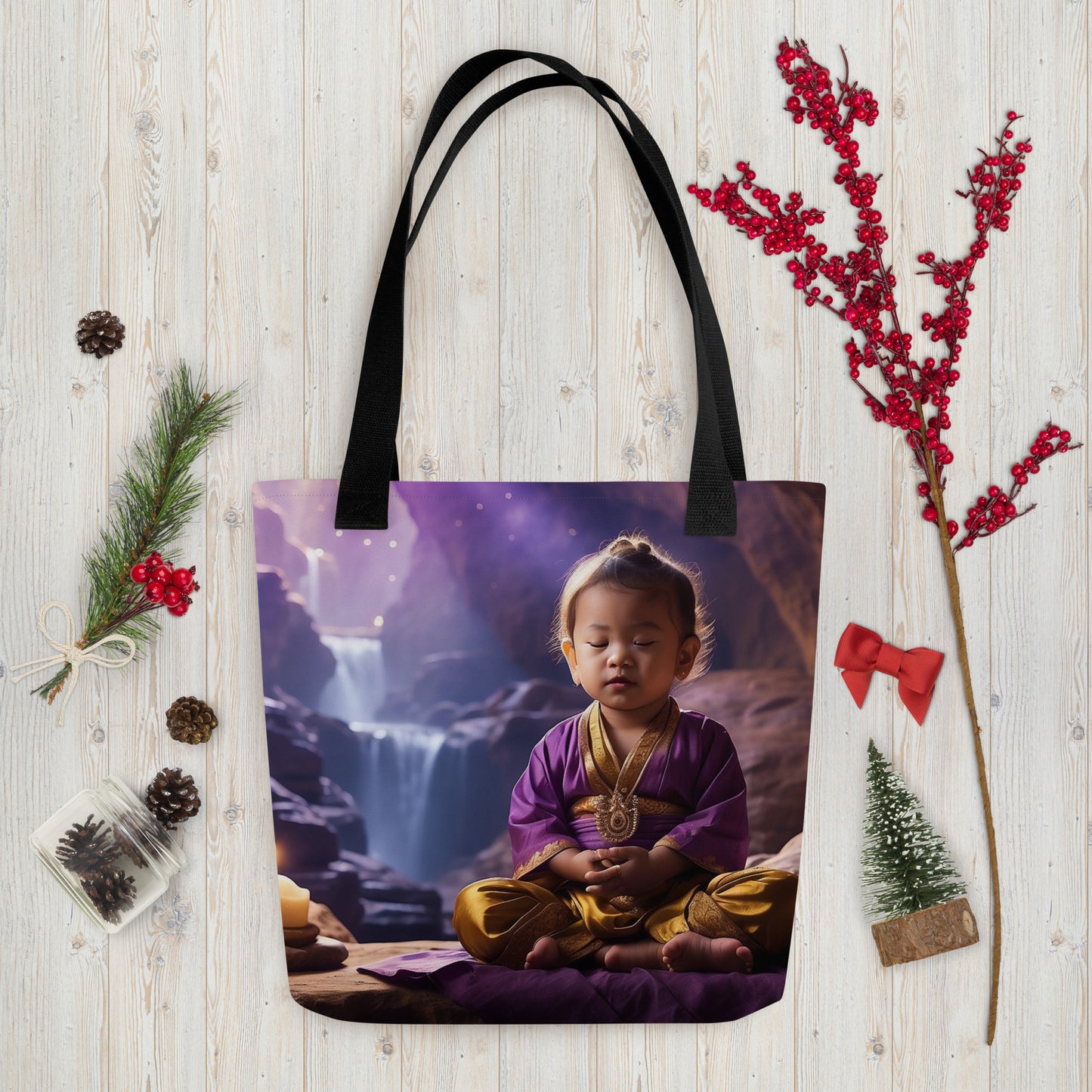 Baby Buddha Tote bag