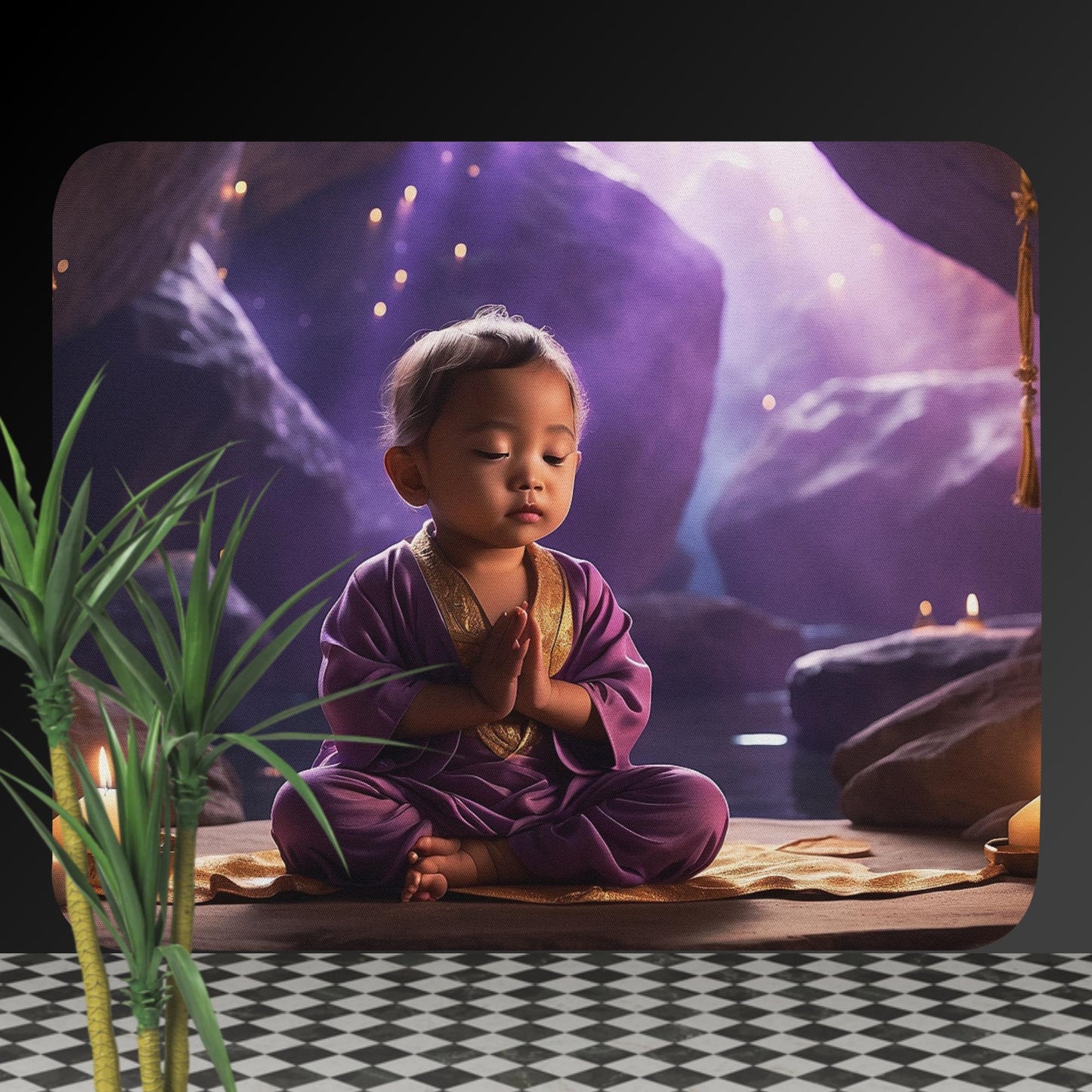 Baby Buddha Mouse pad