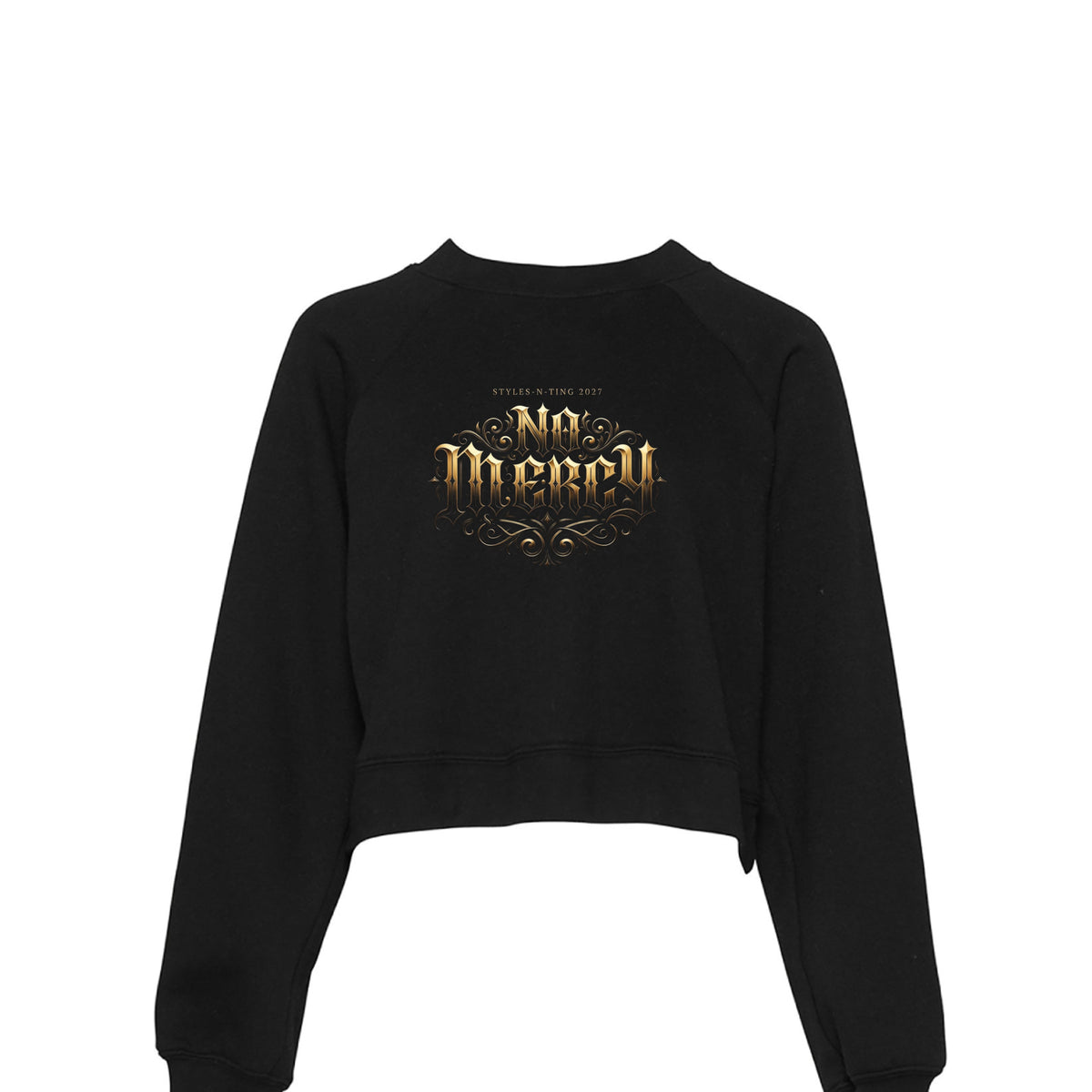 NO MERCY Heavyweight Crop