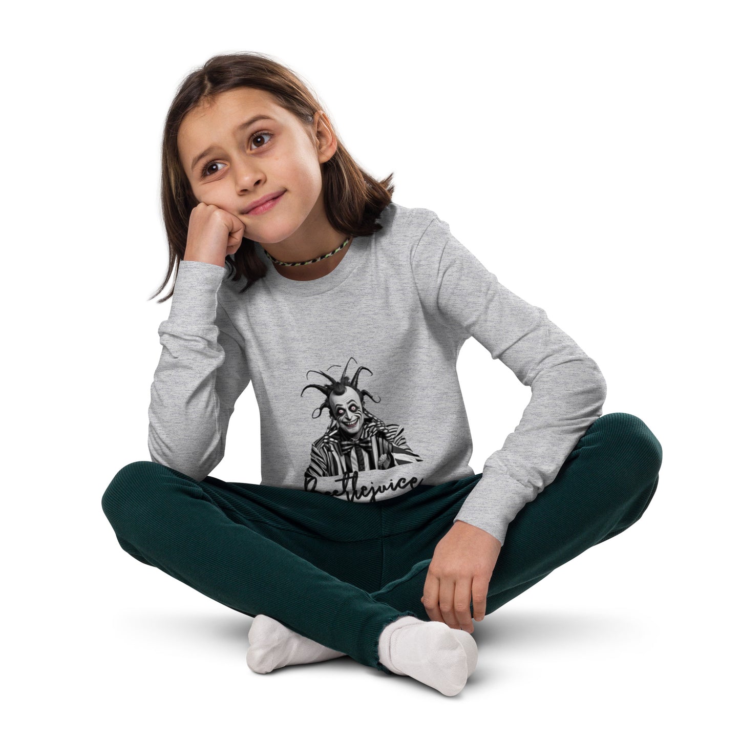 Beetlejuice Youth long sleeve tee