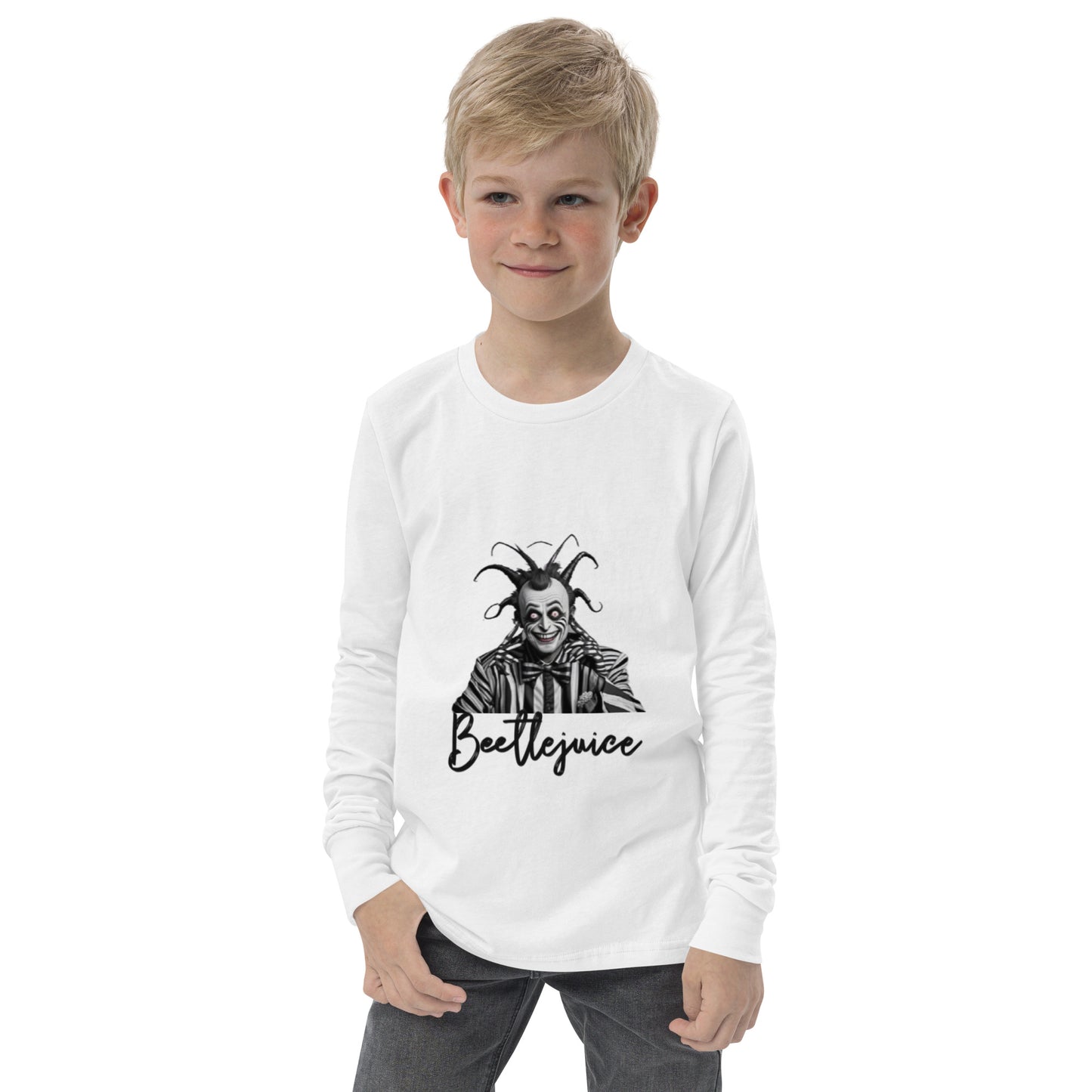 Beetlejuice Youth long sleeve tee