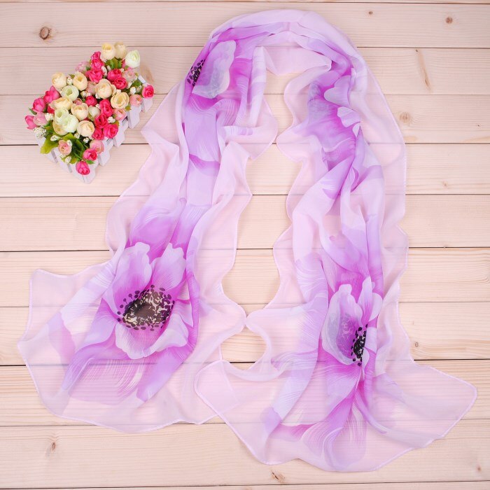 Chiffon  scarf female summer autumn all-match scarf long design air conditioning cape silk scarves shawl