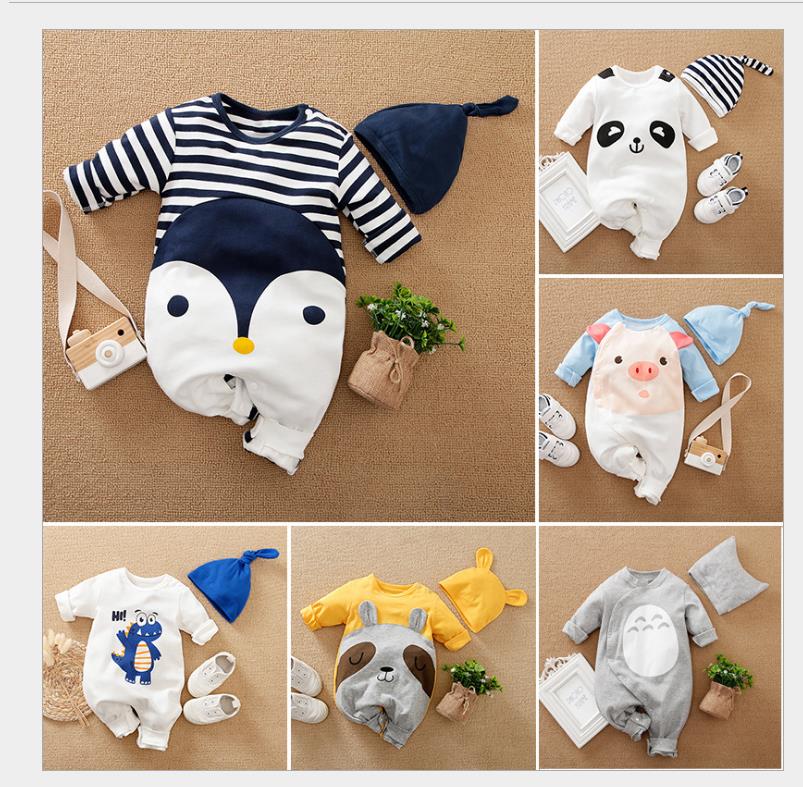 Newborn baby jumpsuit, baby boy