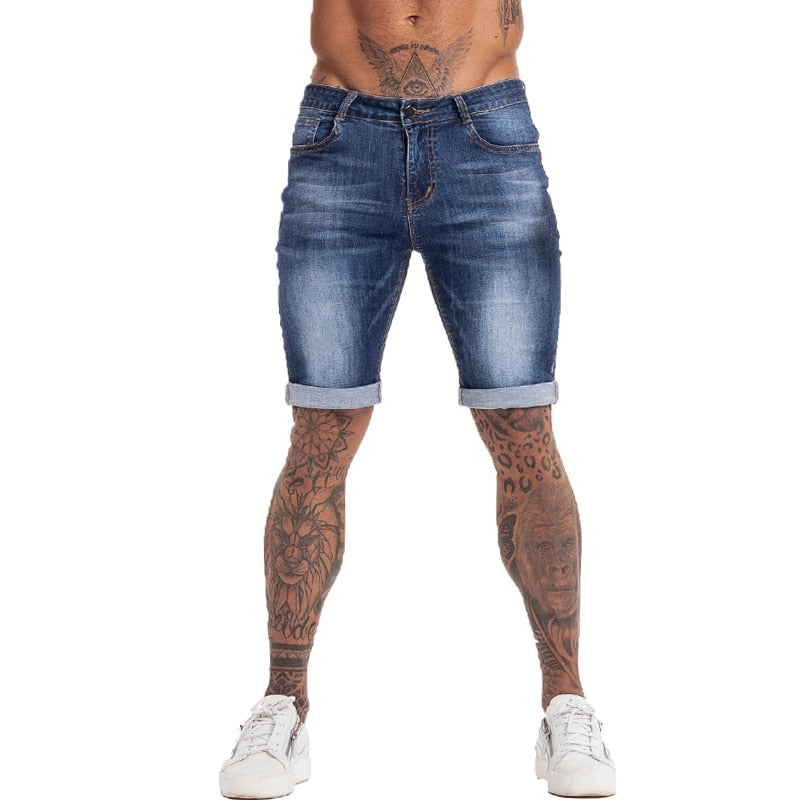 Mens Shorts Jeans Denim Shorts Black High Waist Ripped Summer Jeans Shorts For Men Brand Plus Size Casual Streetwear dk03