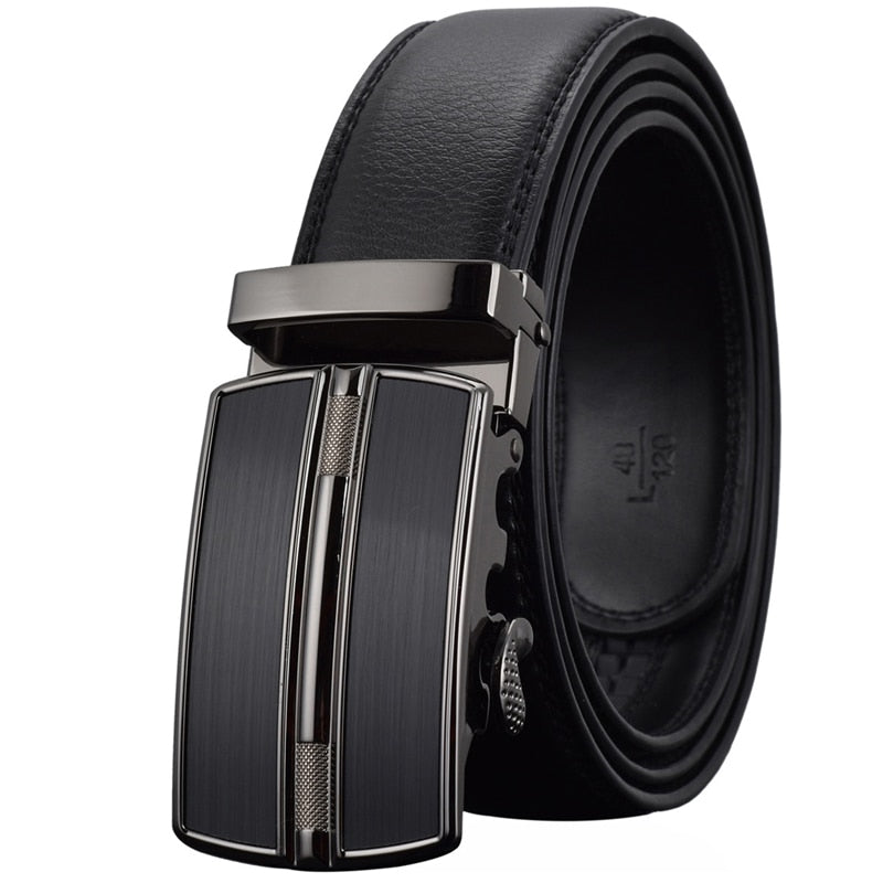 Men's Belt Luxury Automatic Buckle Genuine Leather Strap Black Brown for Men's Belt Designers Brand High Quality