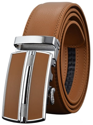 Men's Belt Luxury Automatic Buckle Genuine Leather Strap Black Brown for Men's Belt Designers Brand High Quality