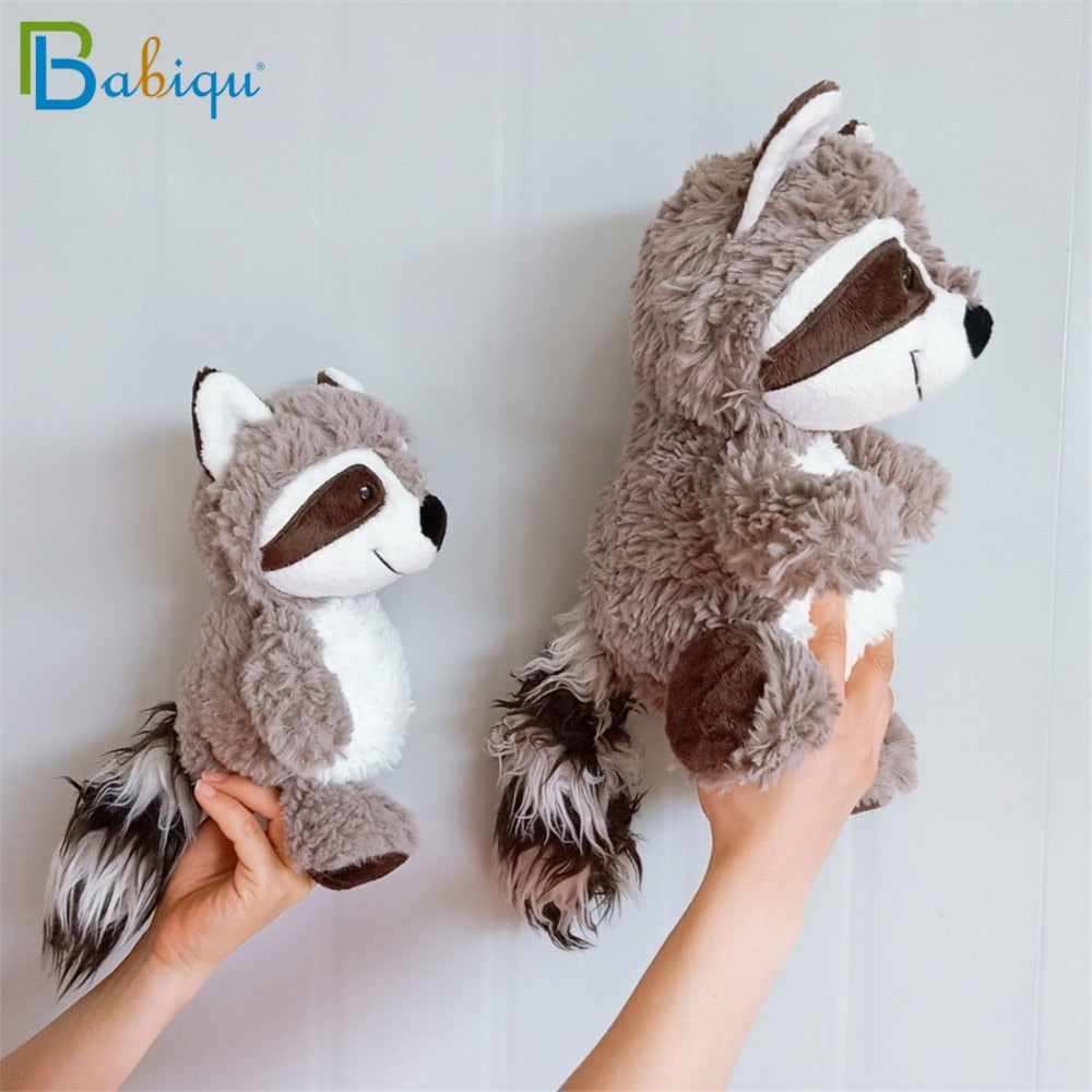 1pc Cute 25-55cm Soft Raccoon Plush Toy Lovely Raccoon Stuffed Animals Doll Pillow For Girls Children Kids Baby Birthday Gift