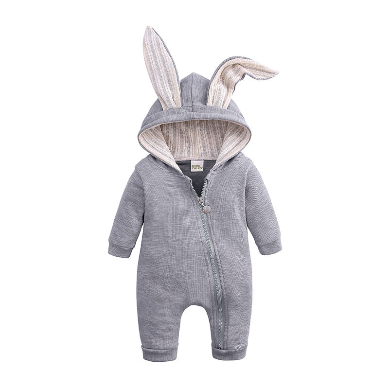 Cartoon Baby Clothes Boys Romper Spring Autumn Baby Girl Clothes Cotton Newborn Rompers Long Sleeve Hoodie Toddler Costume