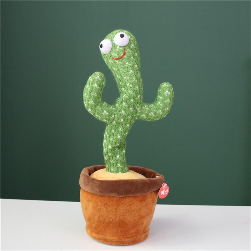 120 Songs Dancing cactus Tulip Dancer Toy Speaker Repeat Say Talk talking Baby Stuffed Plush plushie Toy children&#39;s toy for girl