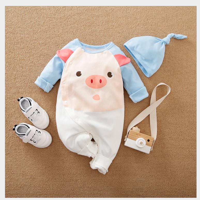 Newborn baby jumpsuit, baby boy