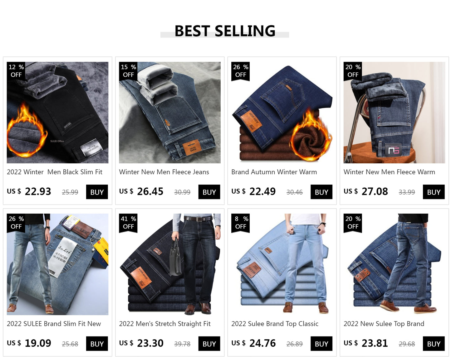 2022 Brand Autumn Winter Warm Flocking Denim Soft  Man Activities Fleece Line Men Jeans Black Blue Grey Colors