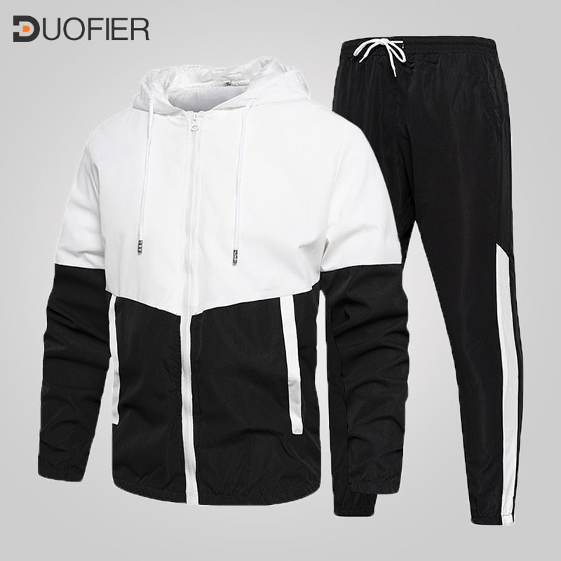 Men's Sets Two Piece Set Tracksuit Casual Zipper Jacket + Pants Harajuku Sport Suit Spring and Autumn 2 Piece Hoodies Sportswear