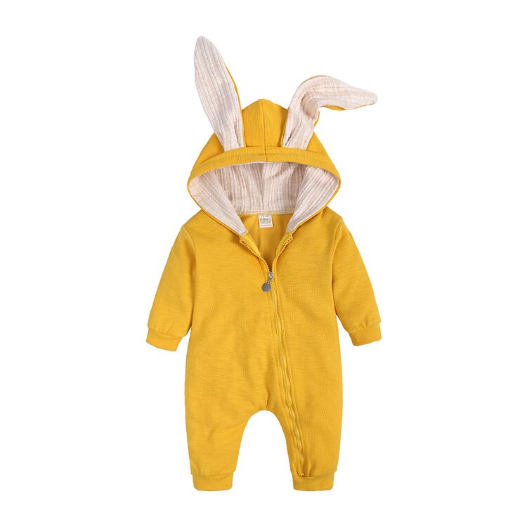 Cartoon Baby Clothes Boys Romper Spring Autumn Baby Girl Clothes Cotton Newborn Rompers Long Sleeve Hoodie Toddler Costume