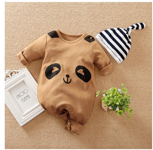 Newborn baby jumpsuit, baby boy