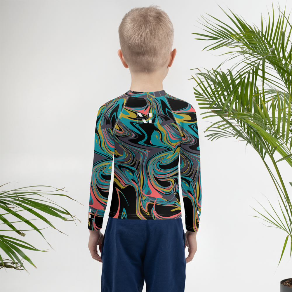 NEVER LEGAL 9X-Kids Rash Guard