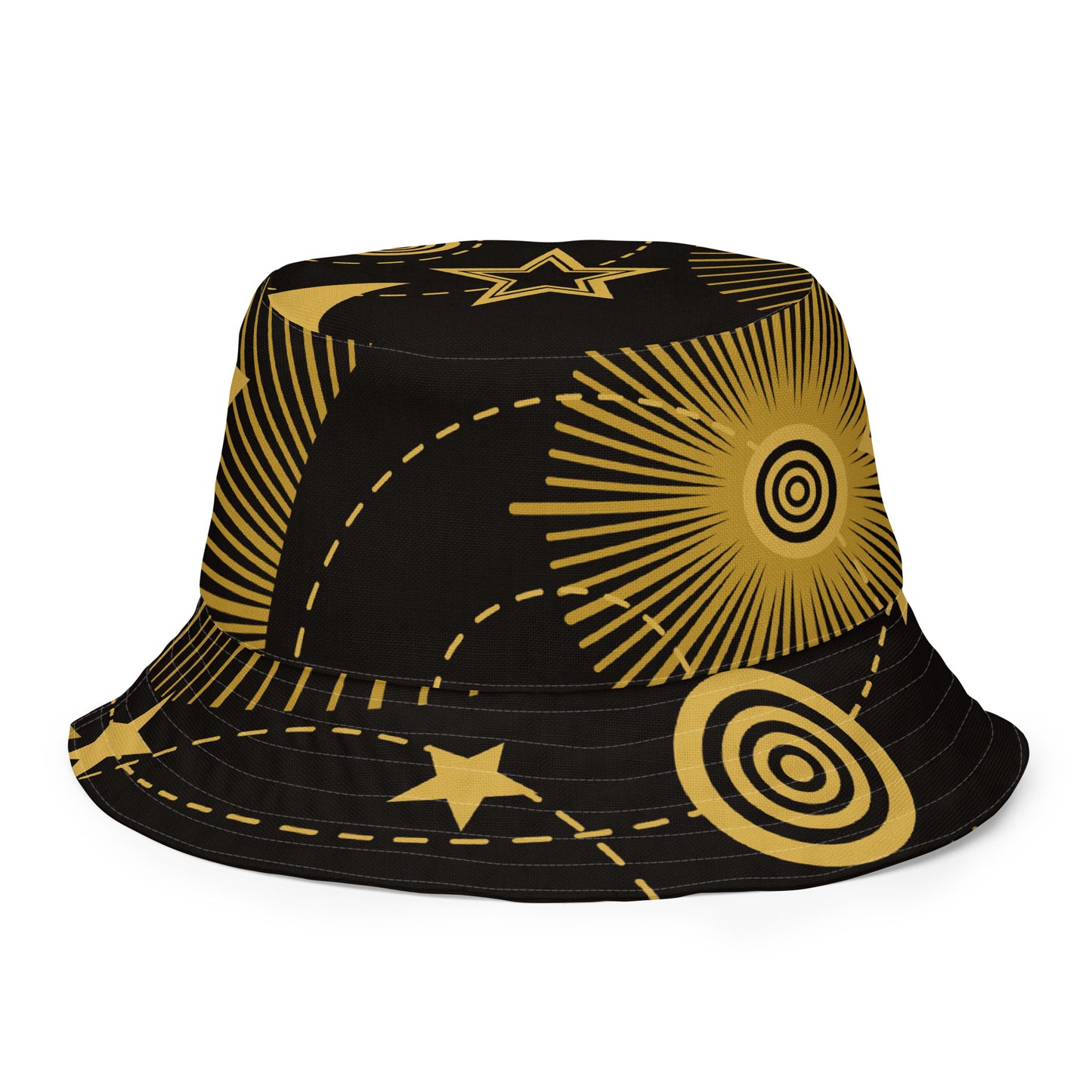 Rasta Reversible bucket hat