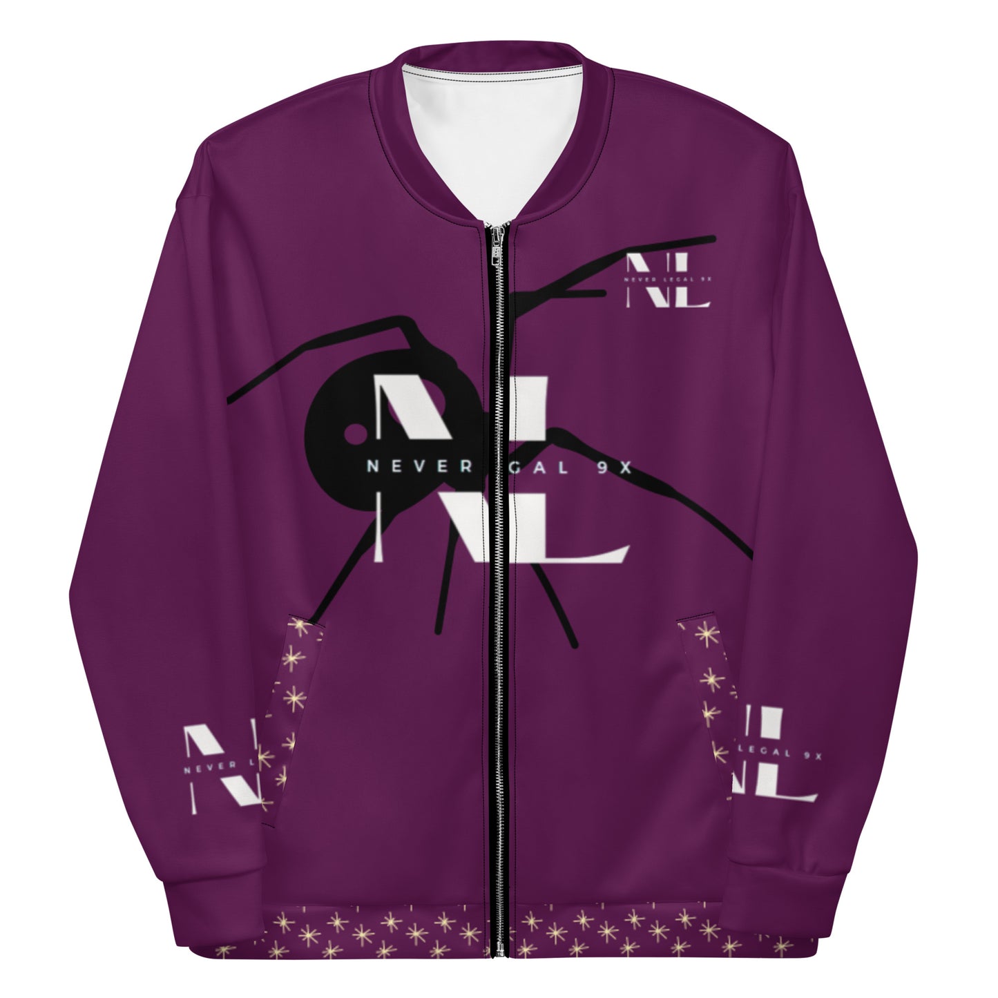 NEVER LEGAL 9X-Unisex Bomber Jacket