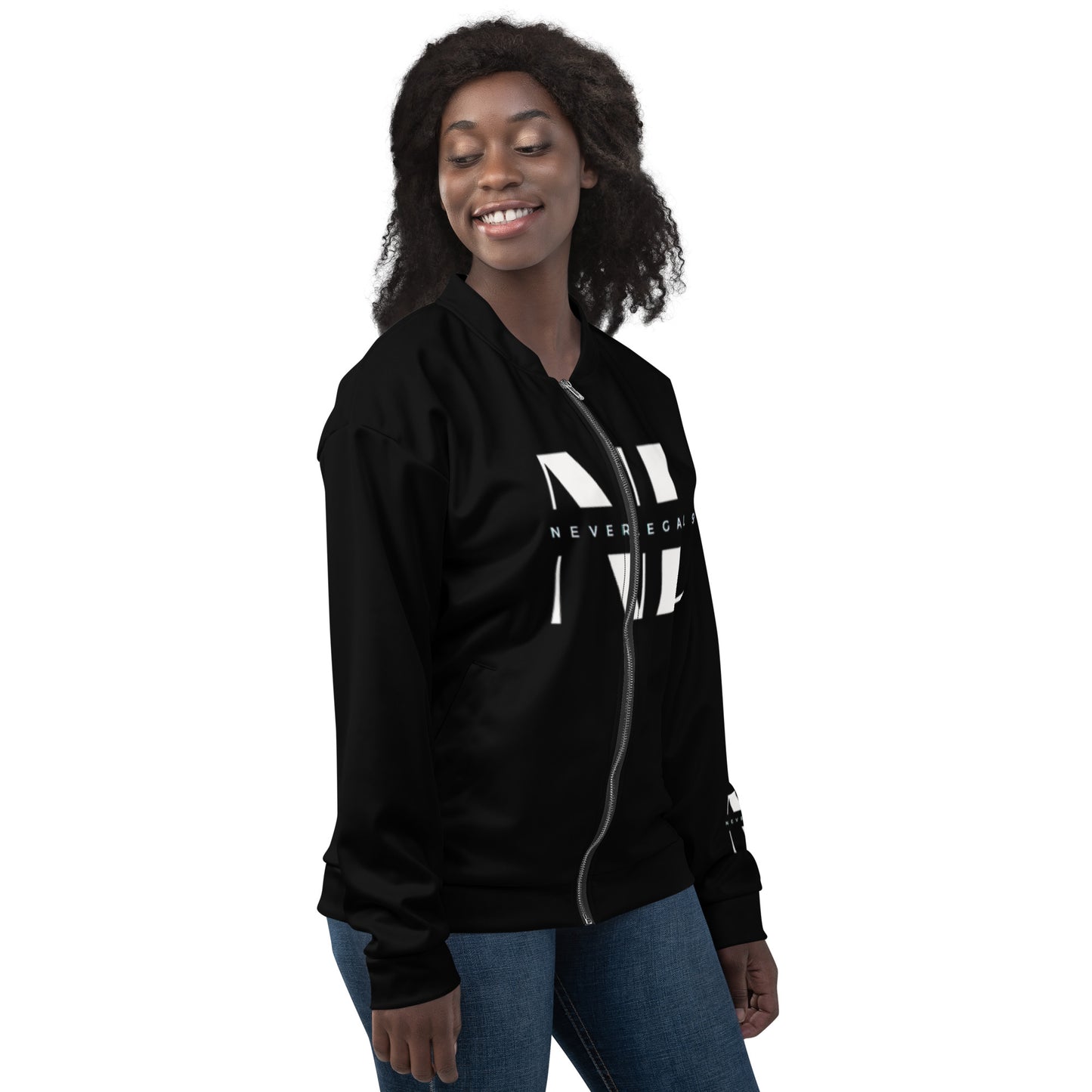 NEVER LEGAL 9X-Unisex Bomber Jacket