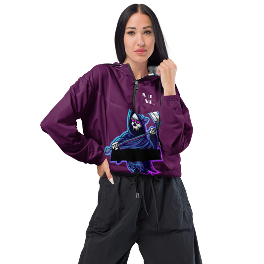 NEVER LEGAL 9X-Women’s cropped windbreaker