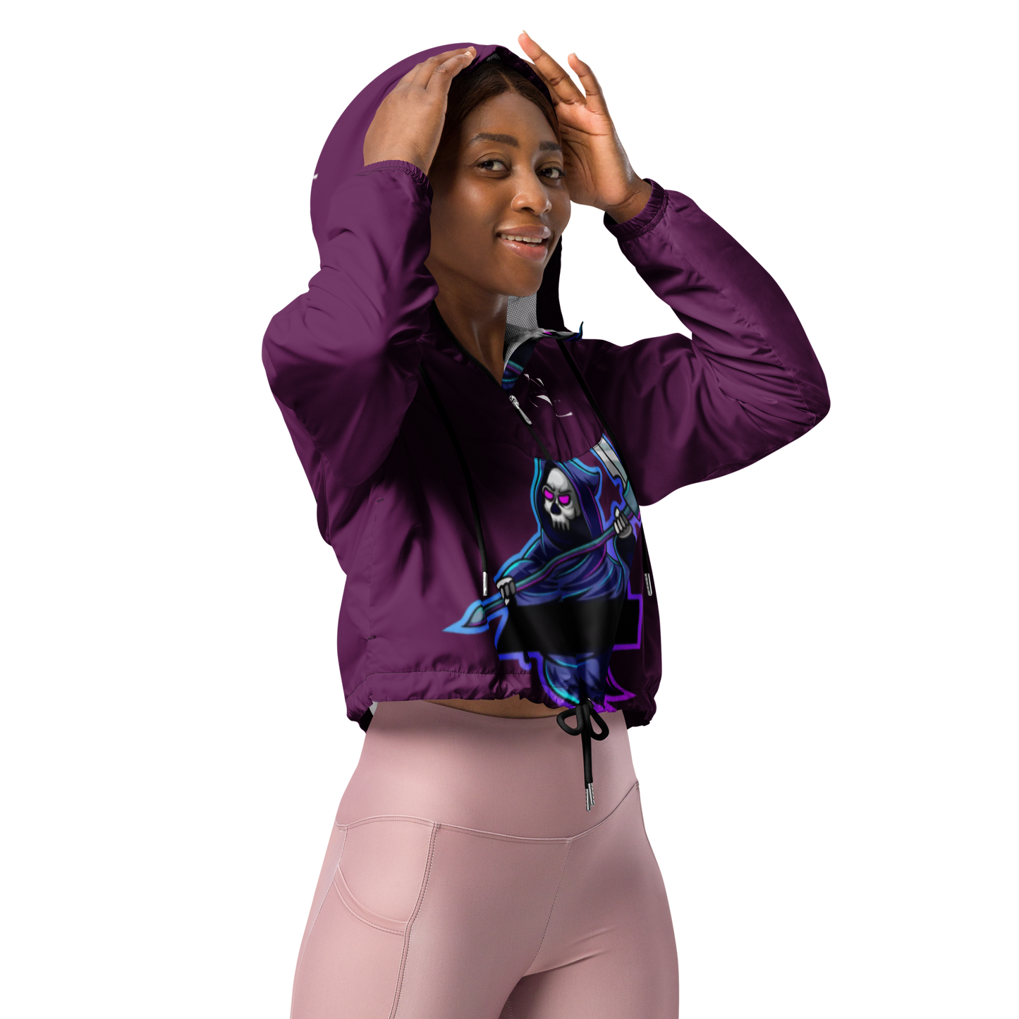 NEVER LEGAL 9X-Women’s cropped windbreaker