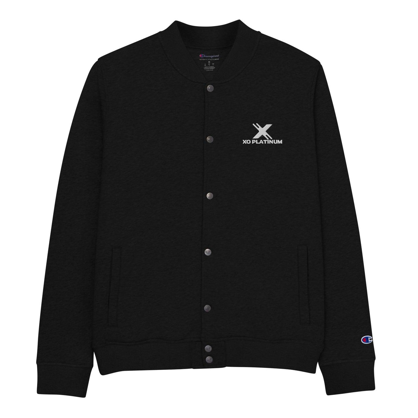 XO Platinum Embroidered Champion Bomber Jacket