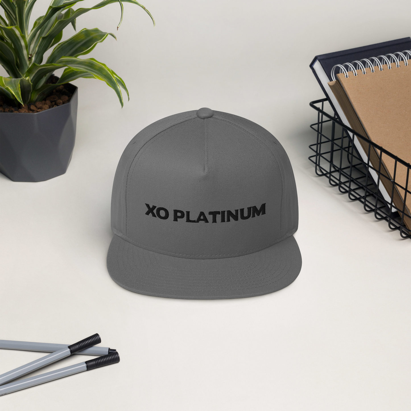 XO Platinum Flat Bill Cap