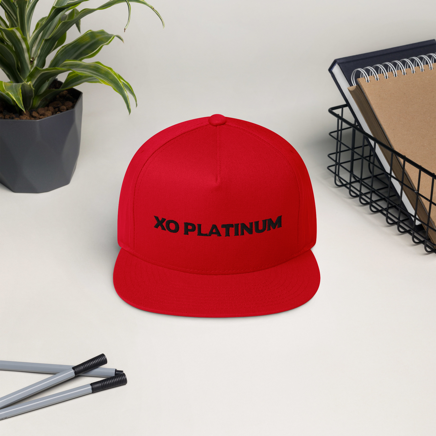 XO Platinum Flat Bill Cap