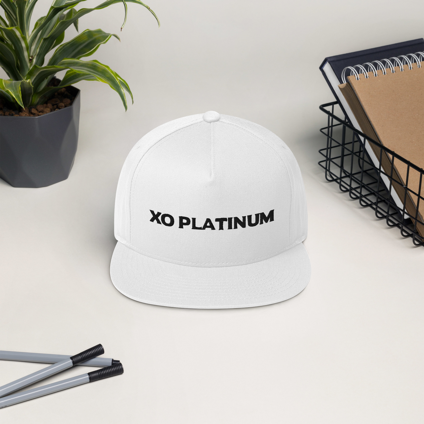 XO Platinum Flat Bill Cap