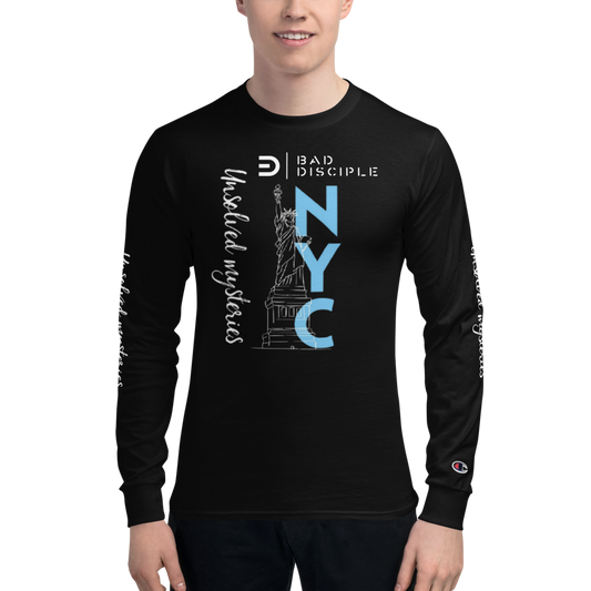 BAD DISCIPLE-NYC-Men's Champion Long Sleeve Shirt