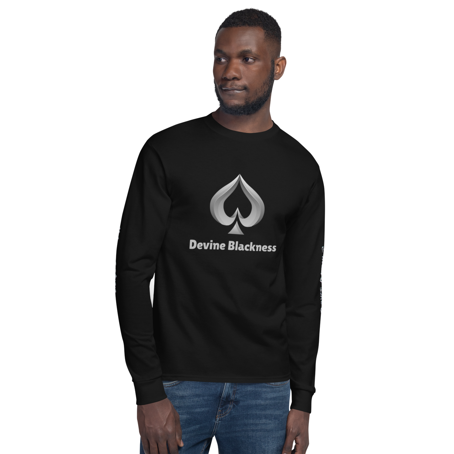 Devine Blackness-Men's Champion Long Sleeve Shirt