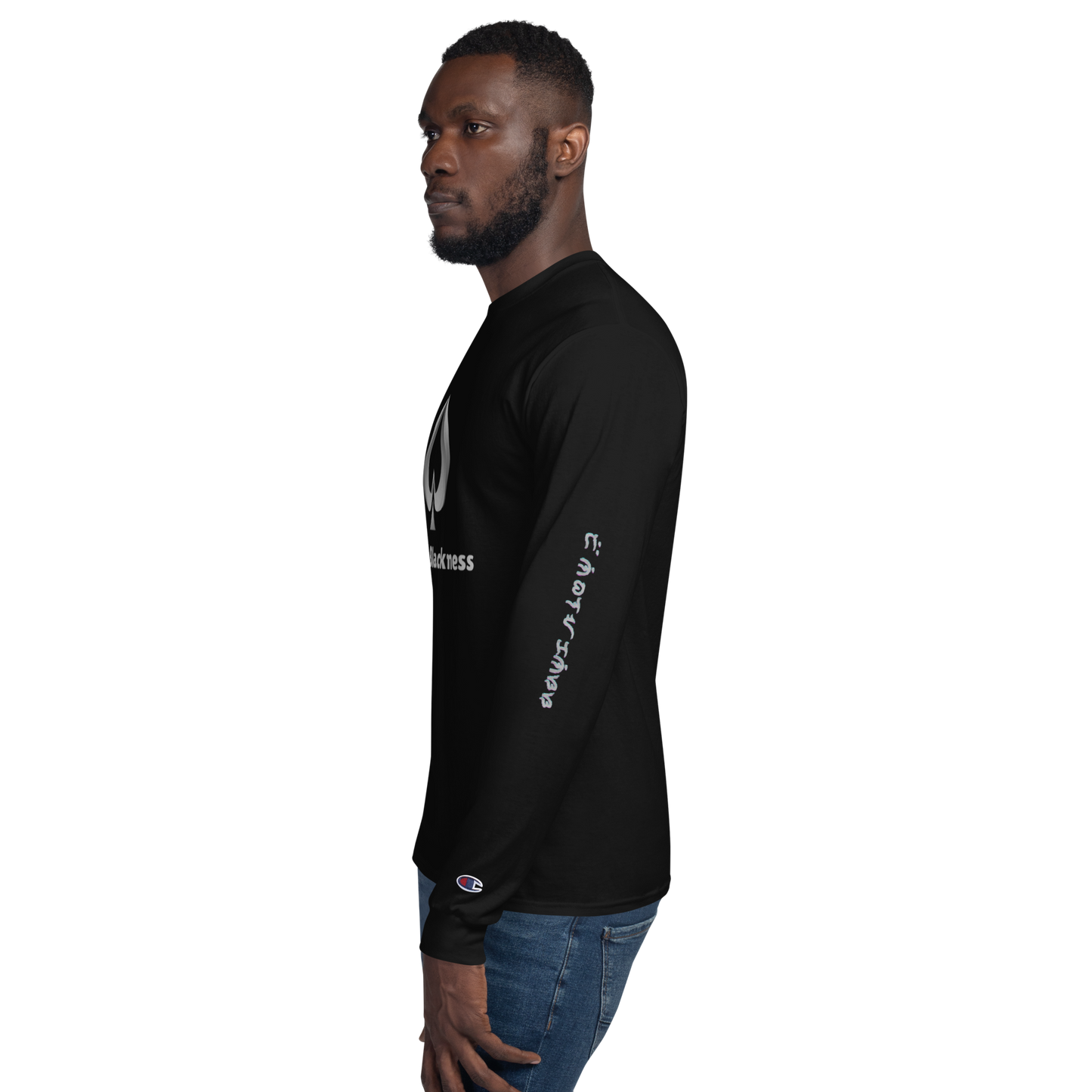 Devine Blackness-Men's Champion Long Sleeve Shirt