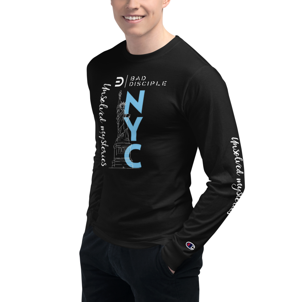 BAD DISCIPLE-NYC-Men's Champion Long Sleeve Shirt