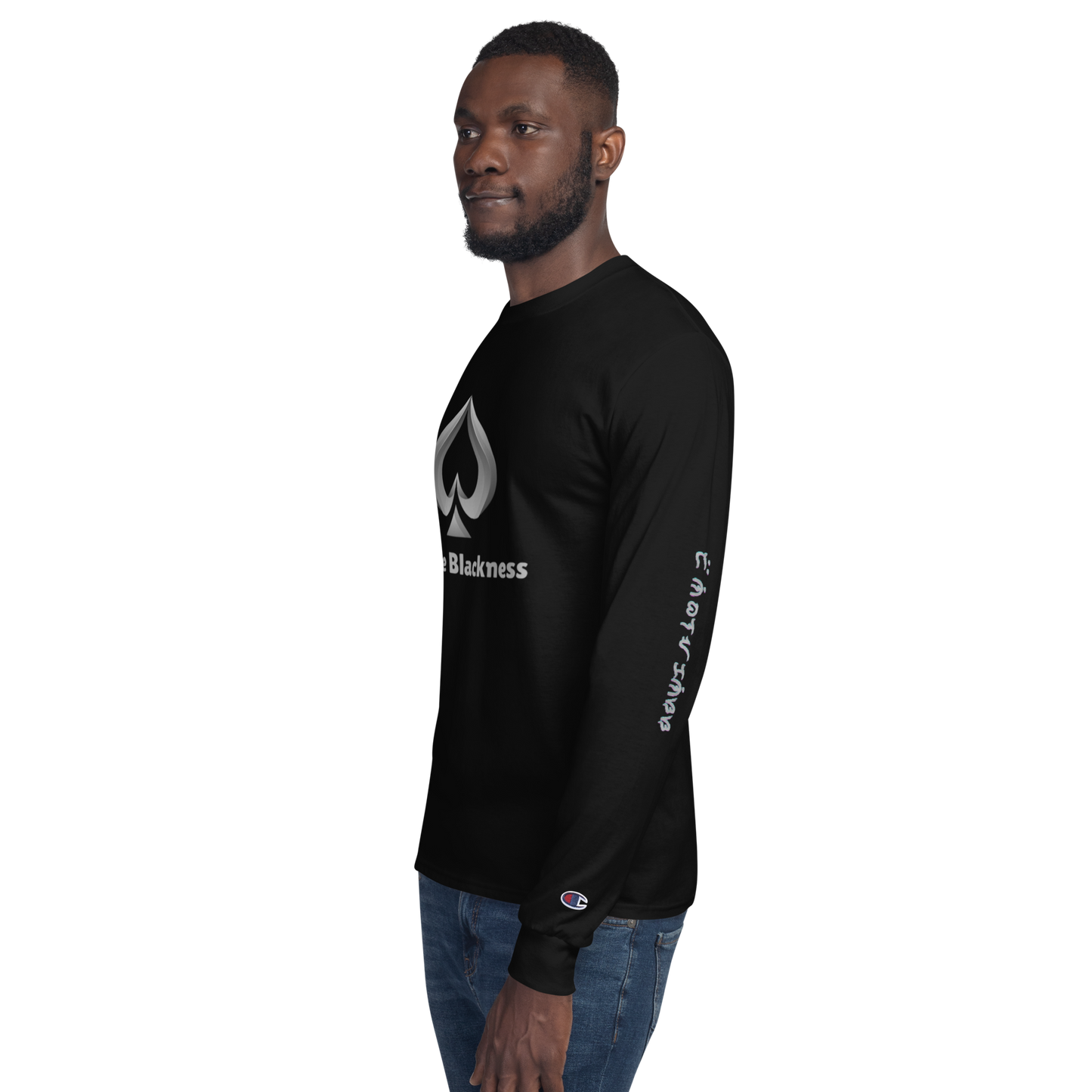 Devine Blackness-Men's Champion Long Sleeve Shirt