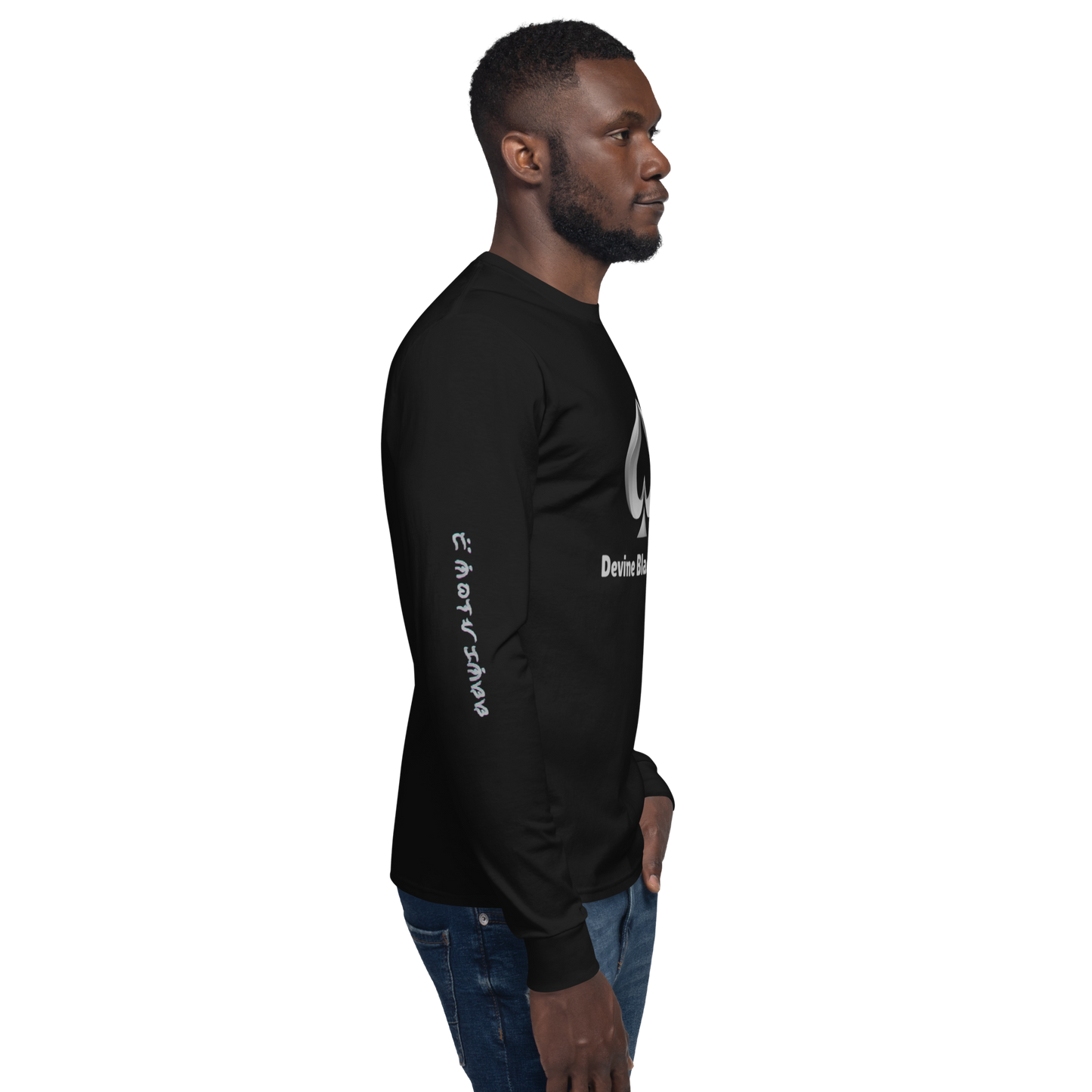 Devine Blackness-Men's Champion Long Sleeve Shirt