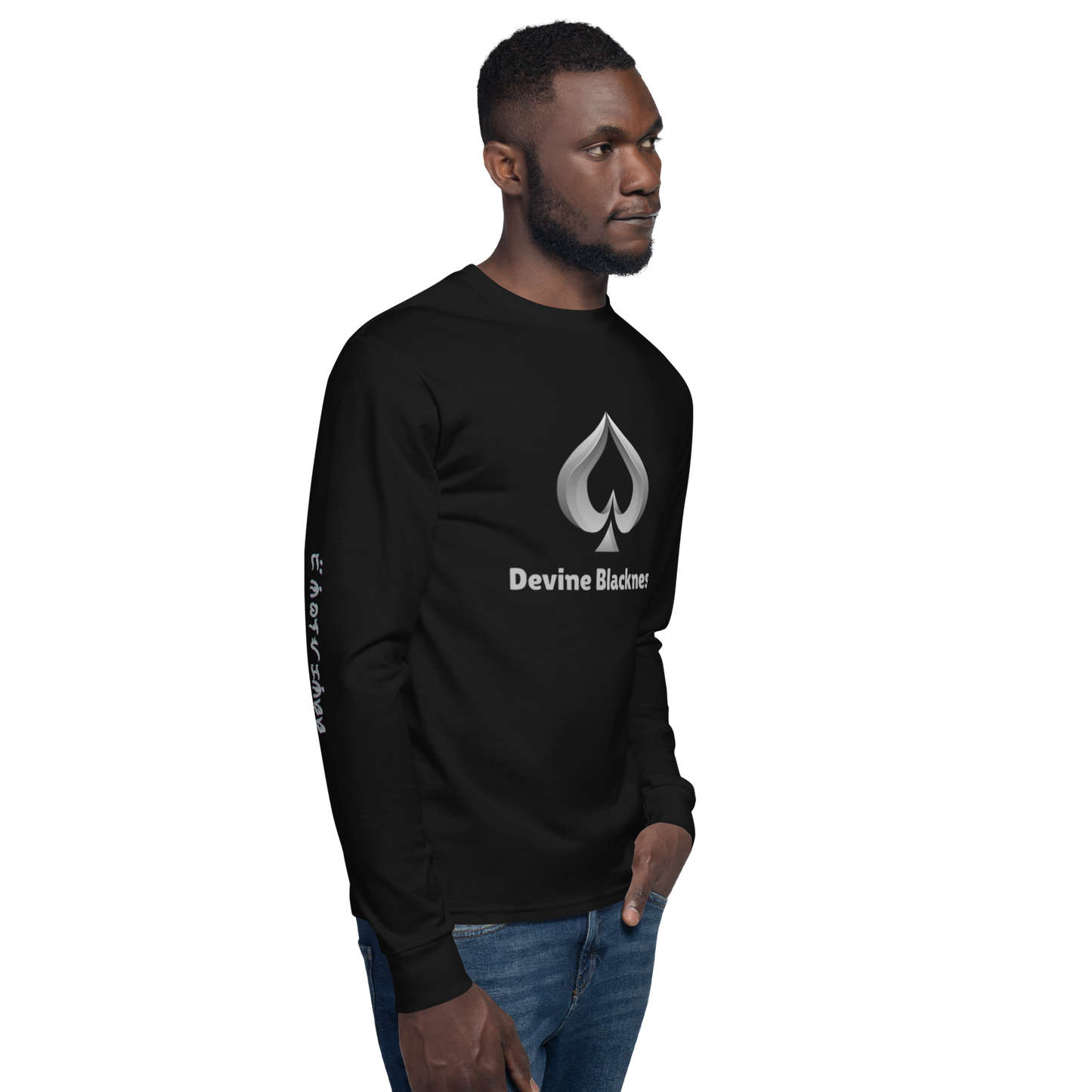 Devine Blackness-Men's Champion Long Sleeve Shirt