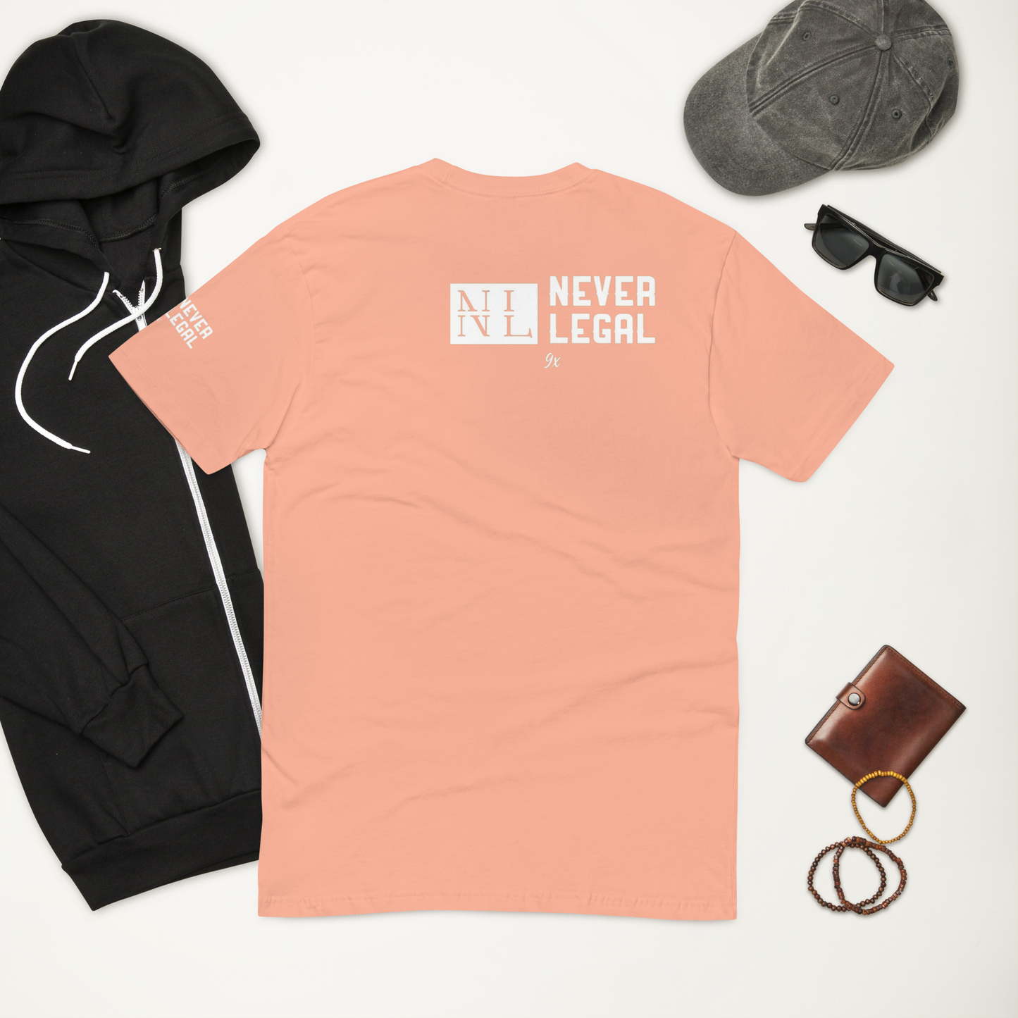 NEVER LEGAL 9X-Short Sleeve T-shirt