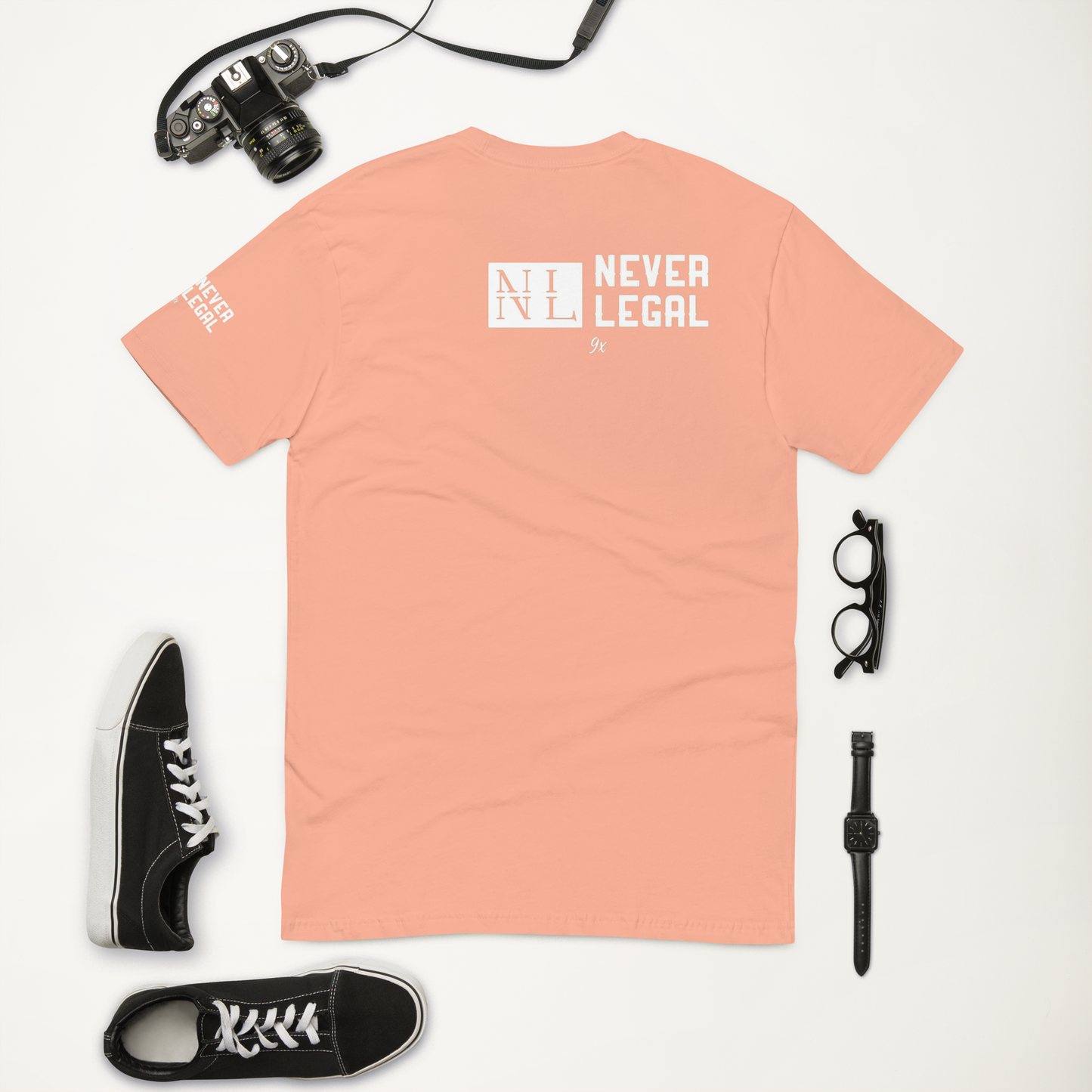 NEVER LEGAL 9X-Short Sleeve T-shirt