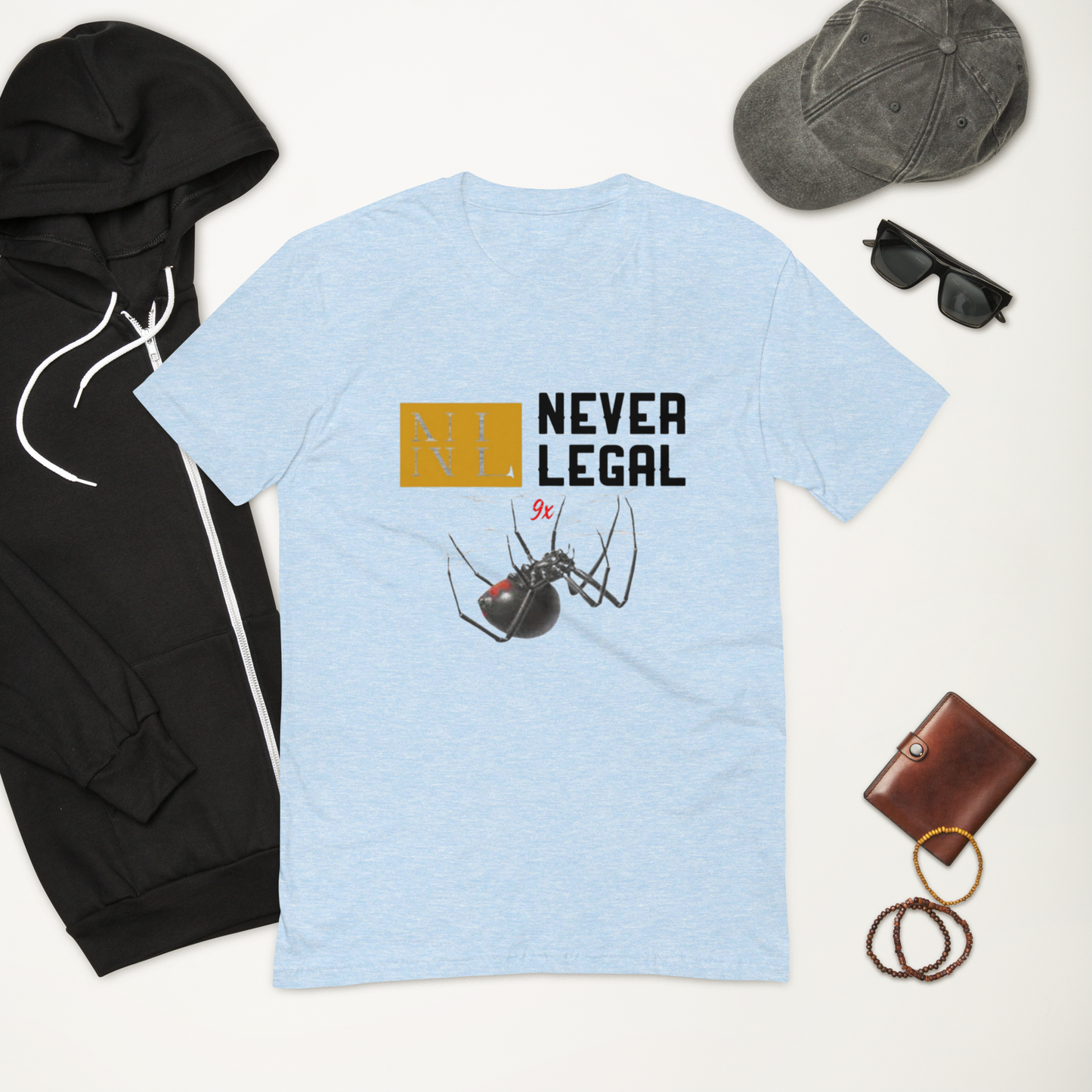 NEVER LEGAL 9X-Short Sleeve T-shirt