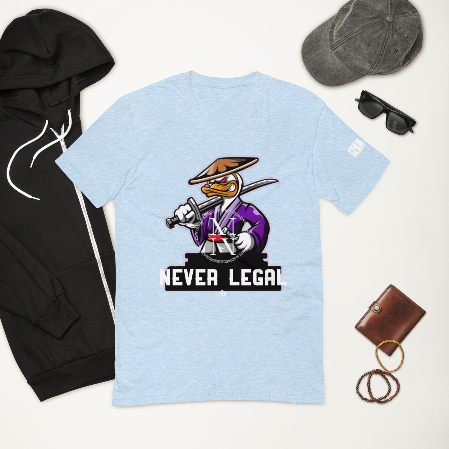 NEVER LEGAL 9X-Short Sleeve T-shirt