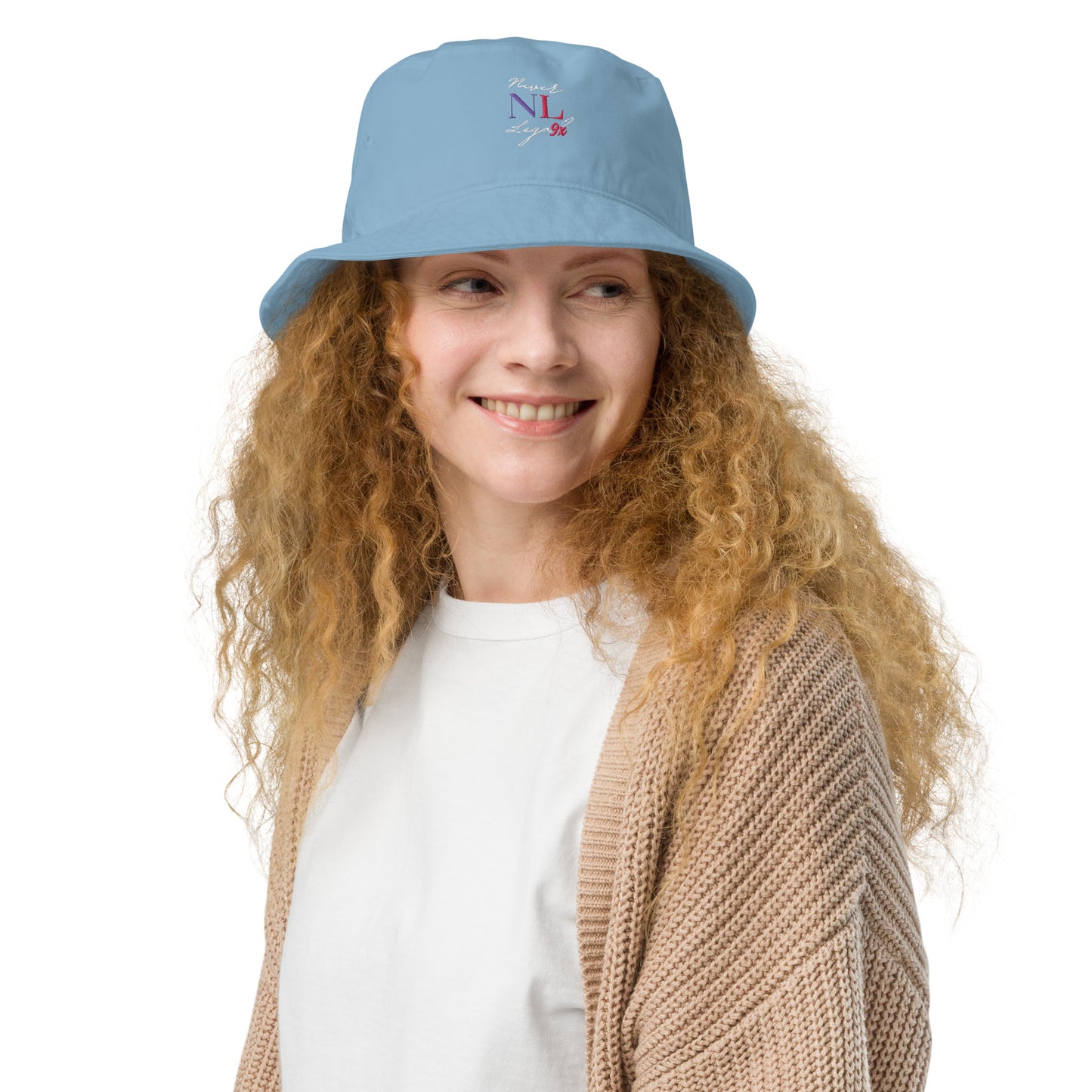 NEVER LEGAL 9X women's-Organic bucket hat