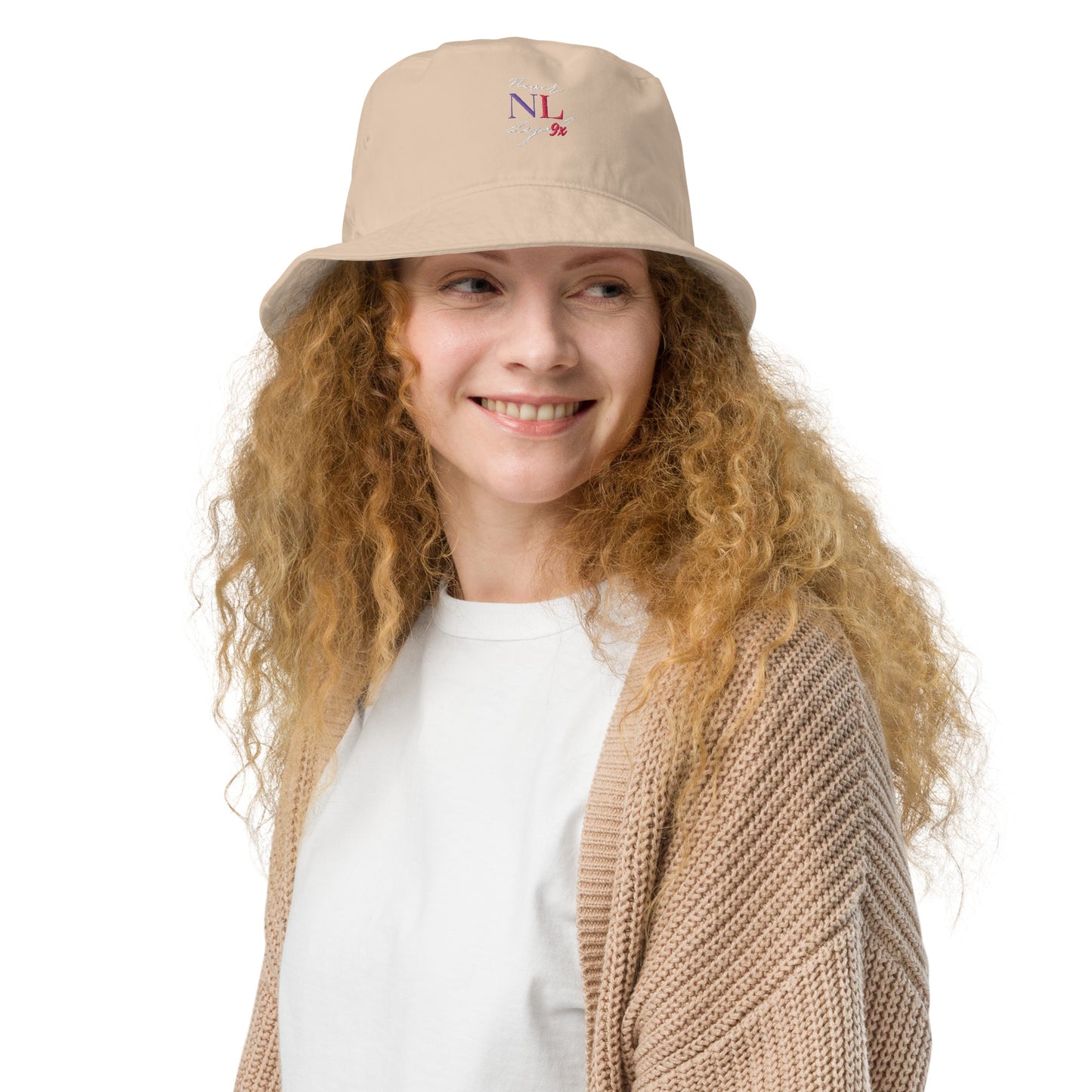 NEVER LEGAL 9X women's-Organic bucket hat