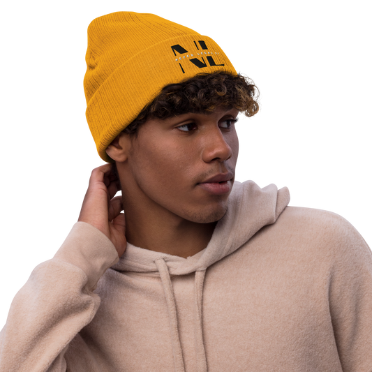 NEVER LEGAL 9X-Ribbed knit beanie