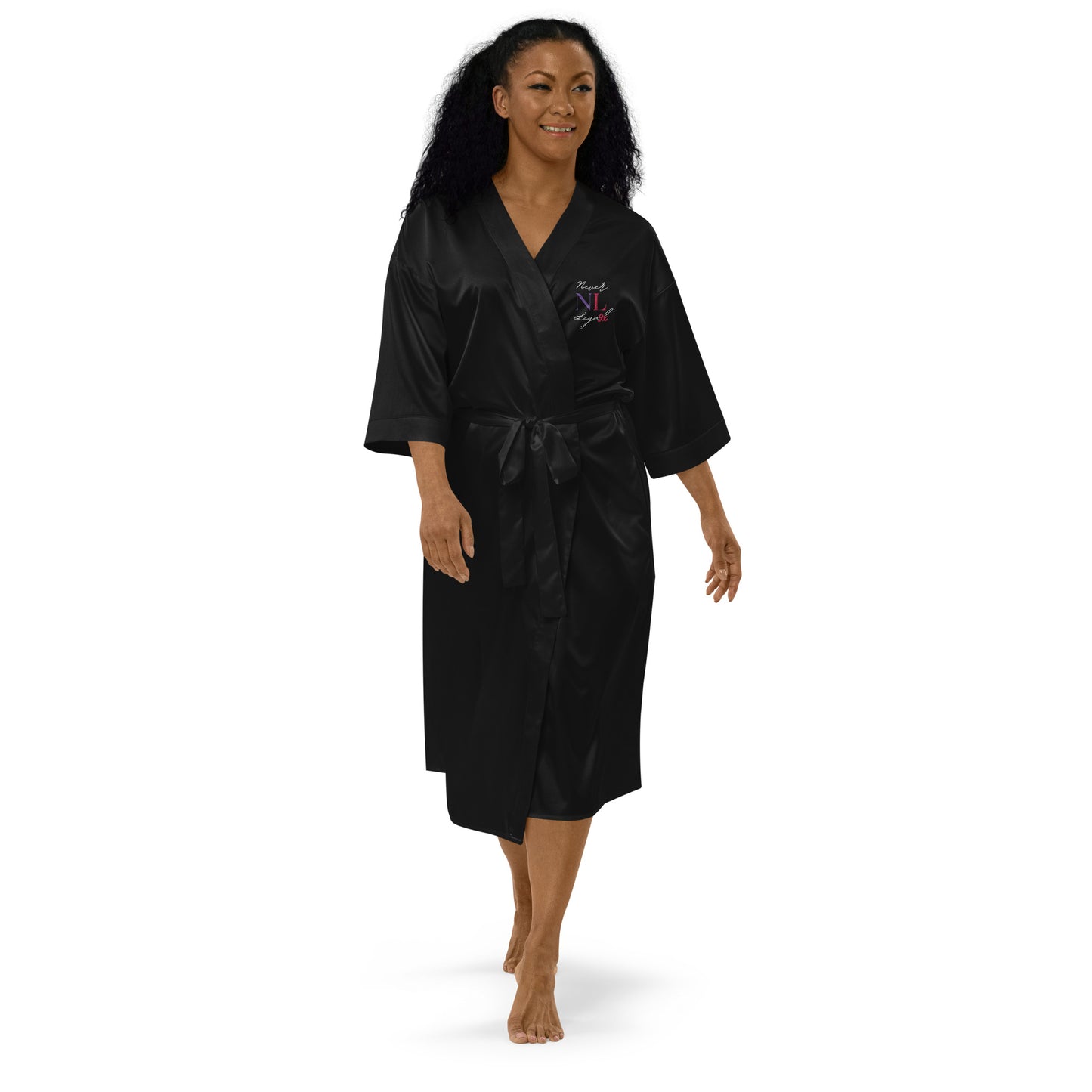 NEVER LEGAL 9X-Satin robe