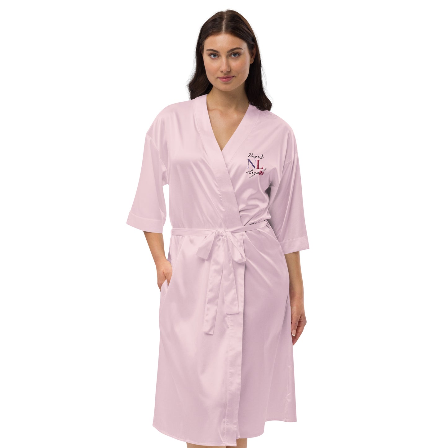 NEVER LEGAL 9X-Satin robe