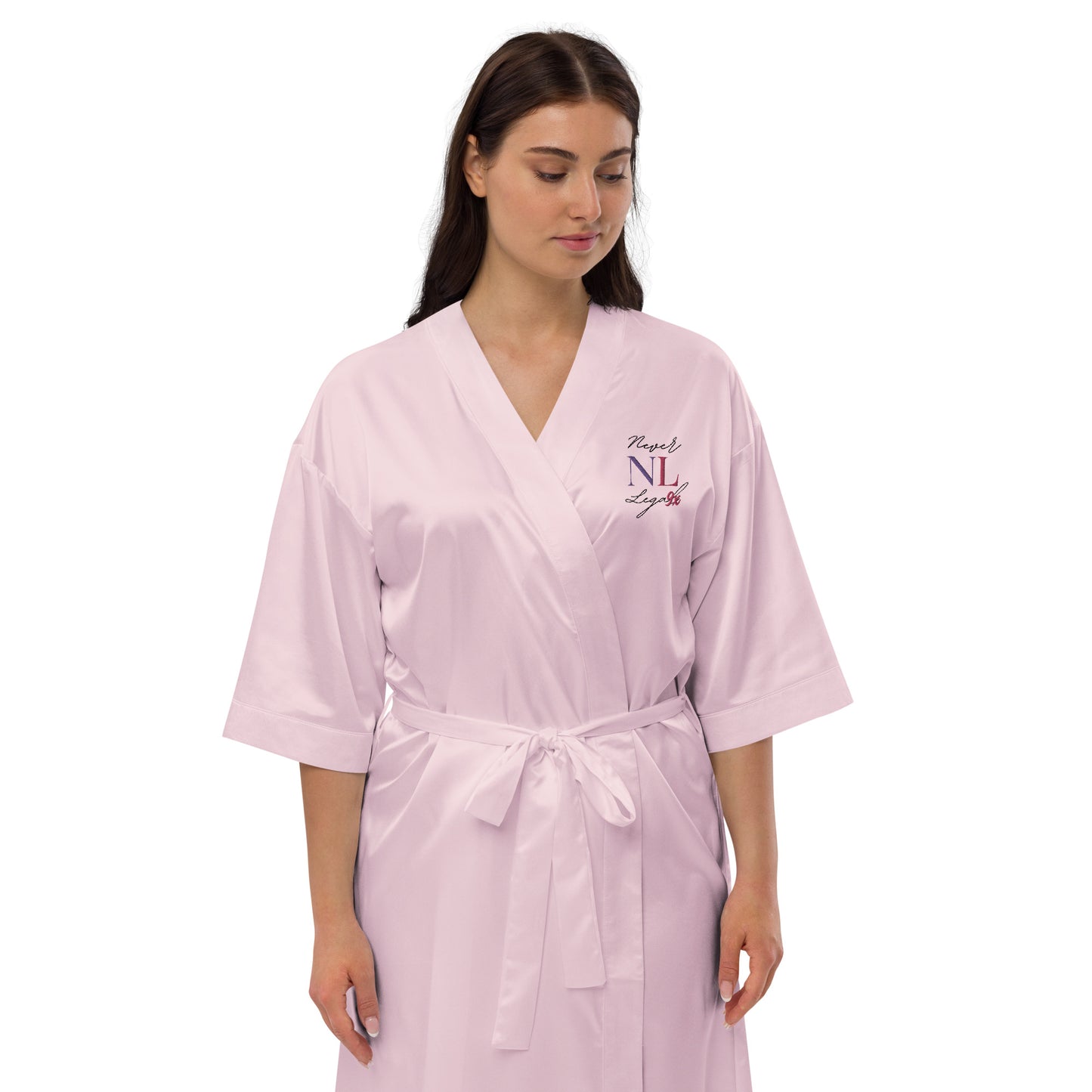 NEVER LEGAL 9X-Satin robe