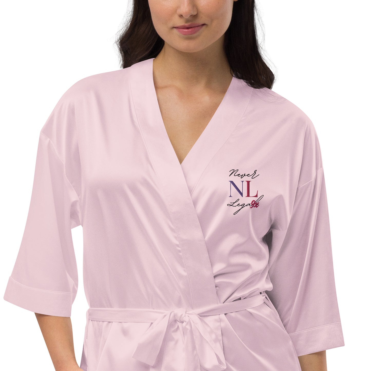 NEVER LEGAL 9X-Satin robe